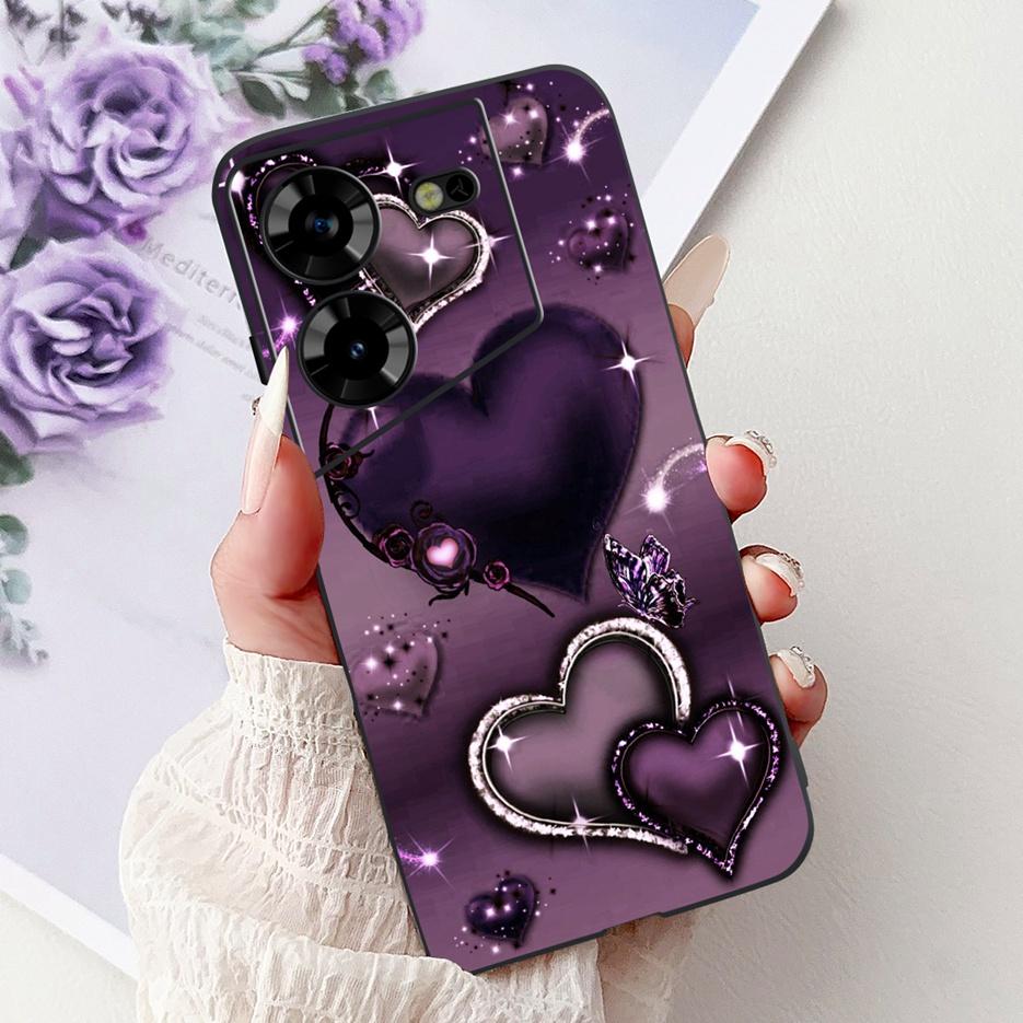 For Tecno Pova 5 Case LH7n Cute Fashion Pattern Cover Soft TPU Phone Cases For Tecno Pova 5 Pro LH8n Pova5 Pro Back Cover Bumper