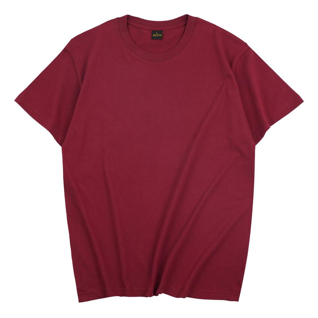 Męski i damski t-shirt z krótkim rękawem bawełniany z okrągłym dekoltem wygodny i oddychający ile dużych rozmiarów