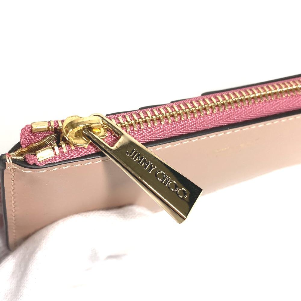 JIMMY CHOO Logo Card Case Pass Case Fragment case Wallet coin purse