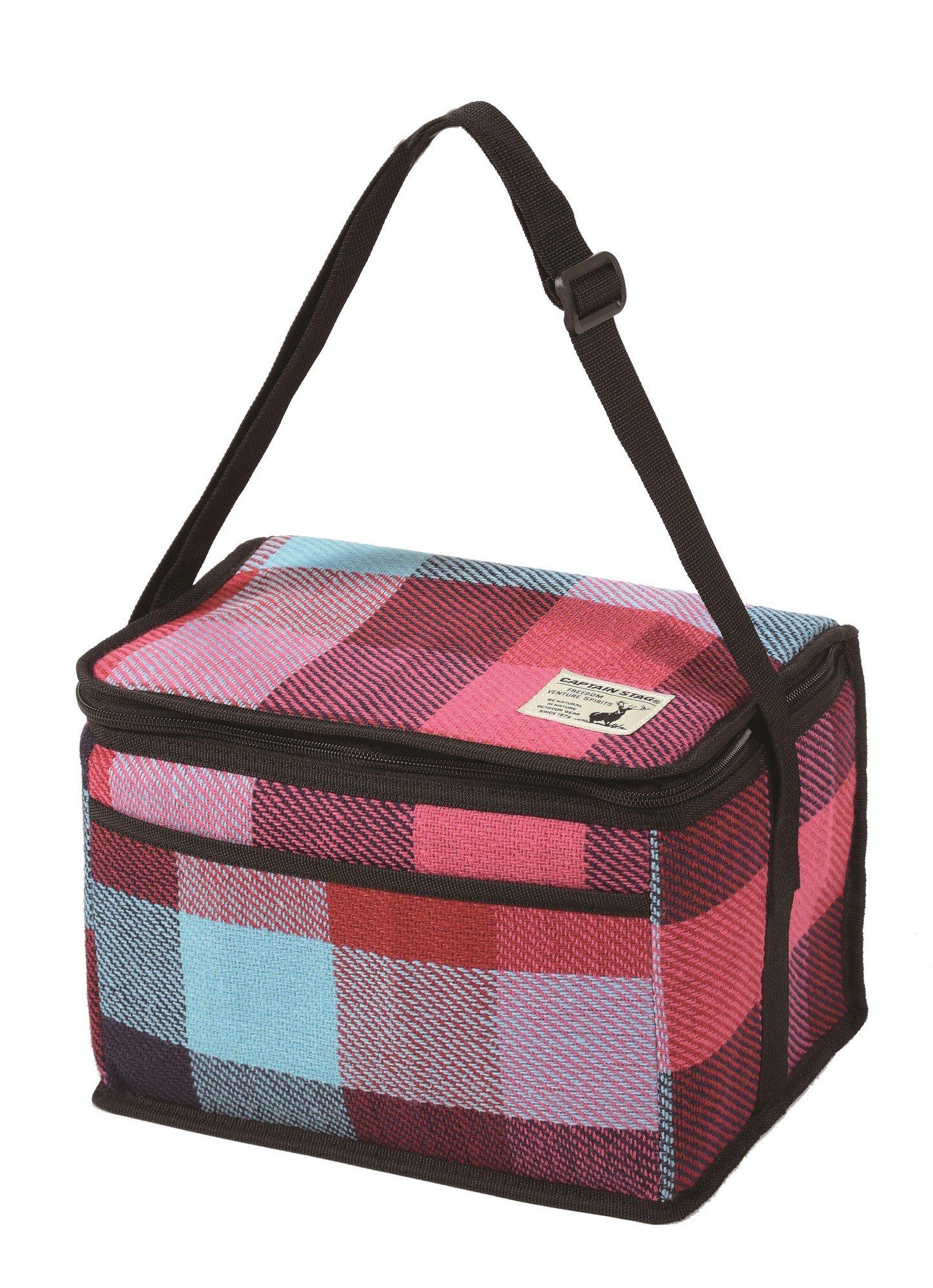 

CAPTAIN STAG Brushed Cooler Bag 6L UE-536 Blue/Pink