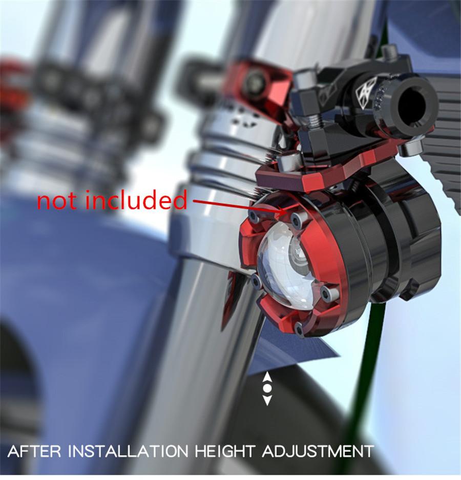 2 szt. Akcesoria motocyklowe Uchwyt mocujący Uchwyt reflektora Wielofunkcyjny drążek rozszerzający Kreatywne produkty Mocowanie 54 mm