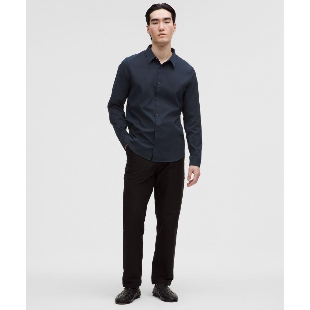 Lululemon Airing Easy Long Sleeve Shirt True Navy
