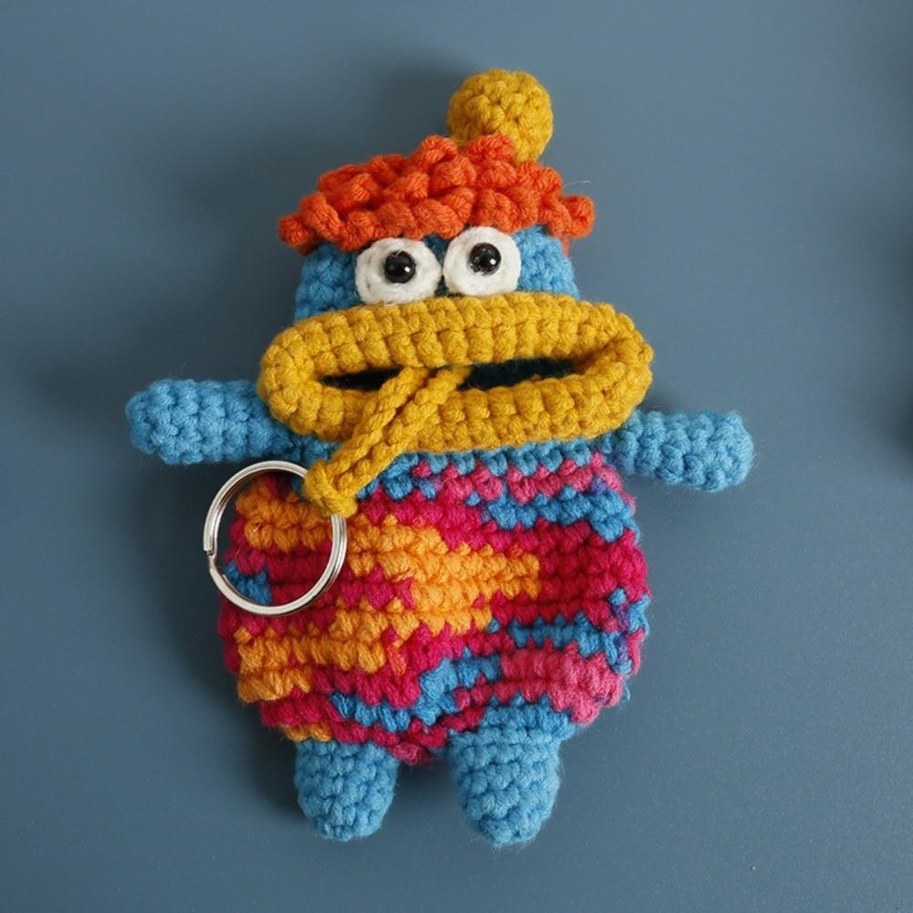 Key Protector Hand Knitted Key Case Pull Out Handmade Key Pouch Finished Product Funny Key Holder Daily Use