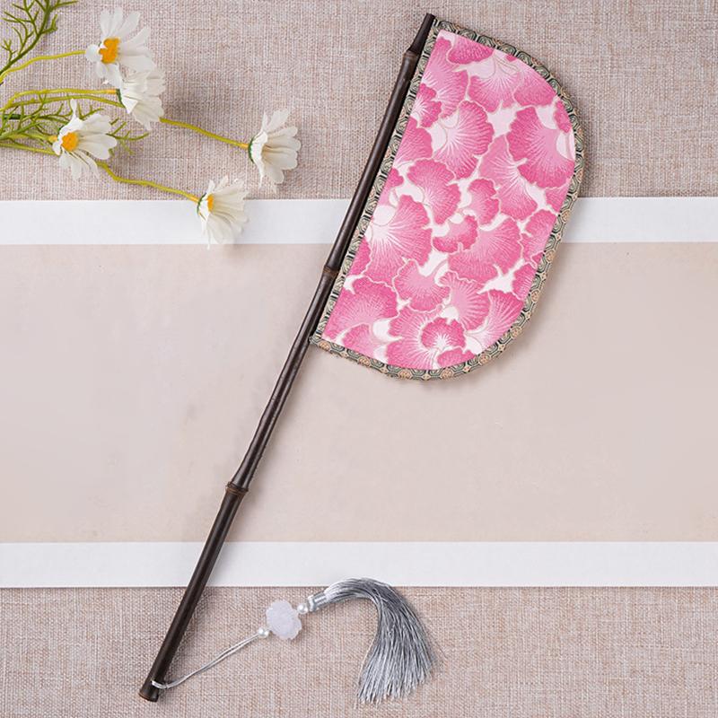 

1PC Шикарна форма ножа, довга ручка, китайський старовинний стиль, віяло, китиця, фіолетовий бамбук, висококласний