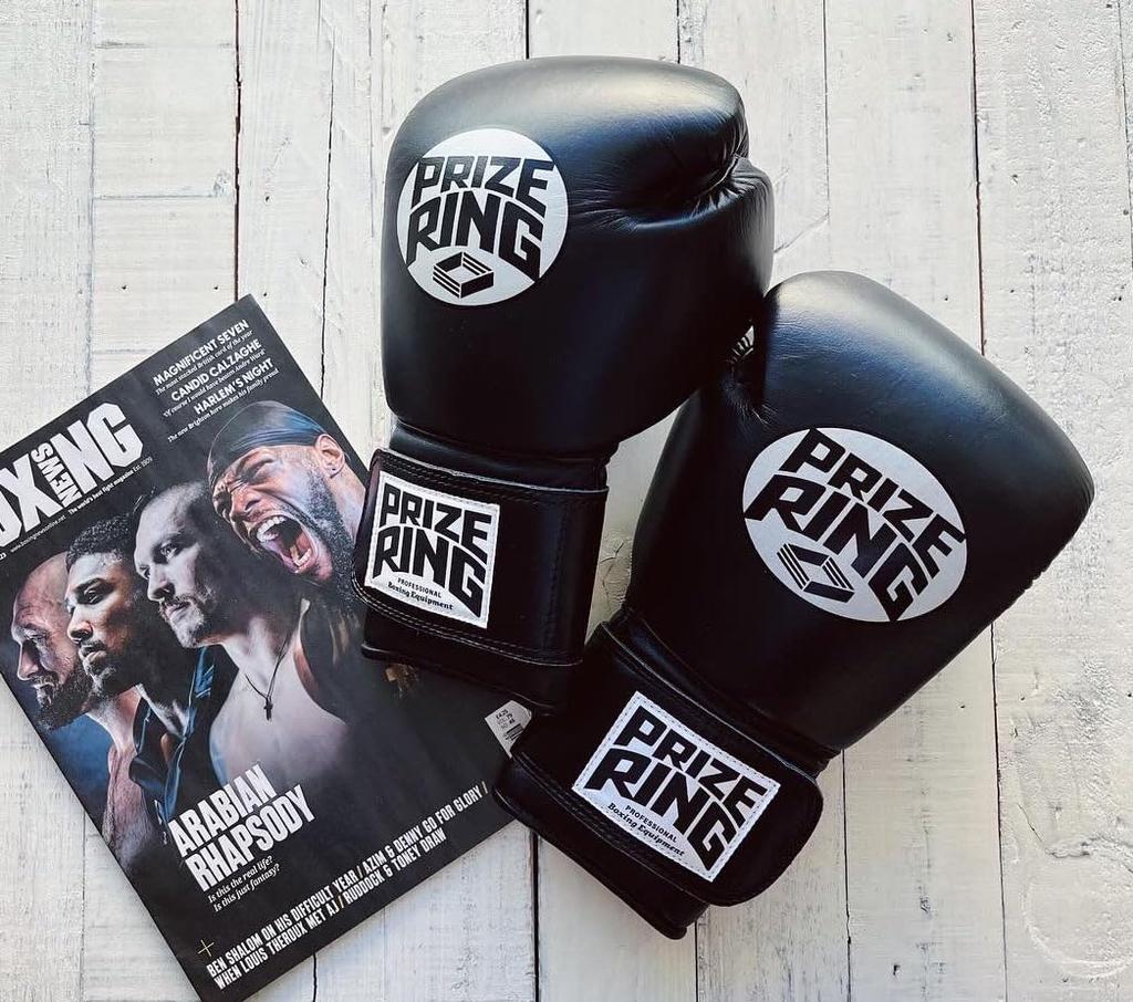 Boxerské rukavice PRIZE Ring černé 8oz RING/Prize "Professional 5.0"