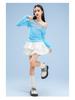 Girls' Cool Blue Jazz & Hip Hop Dance Costume for Performances