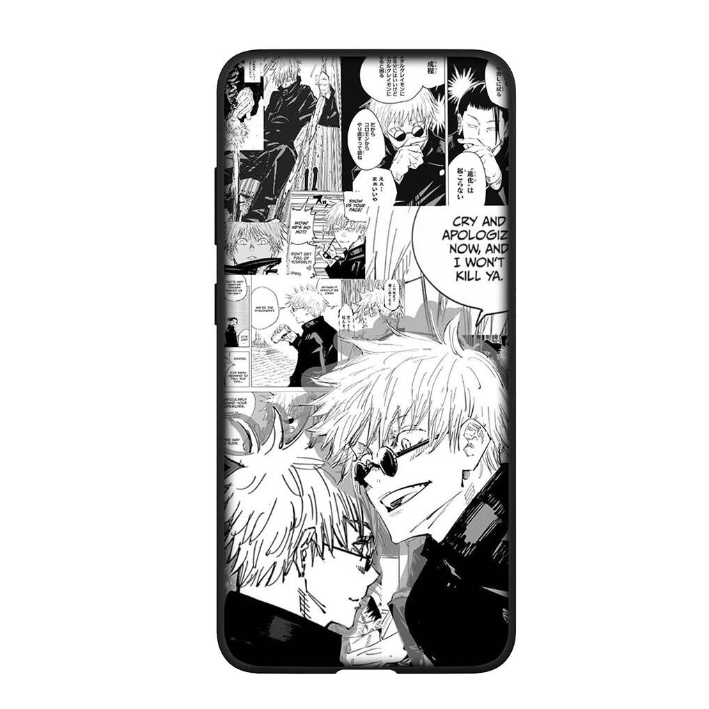 for iPhone 17 16 15 Xiaomi Poco F7 F8 X7 X6 C85 C75 C71 M8 Redmi Note 14 13 12 11 Pro Max 14C 13C A3 A4 Phone Case Jujutsu Kaisen Gojo Satoru Cartoon