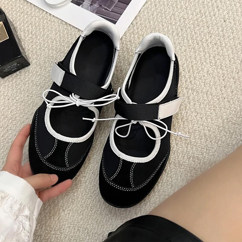 

Fashion Mary Janes Women s shoes 2025 Summer New Sle Veo Faux Fur Soft Bot Single Ballet Flats Casual shoes 35 чёрный