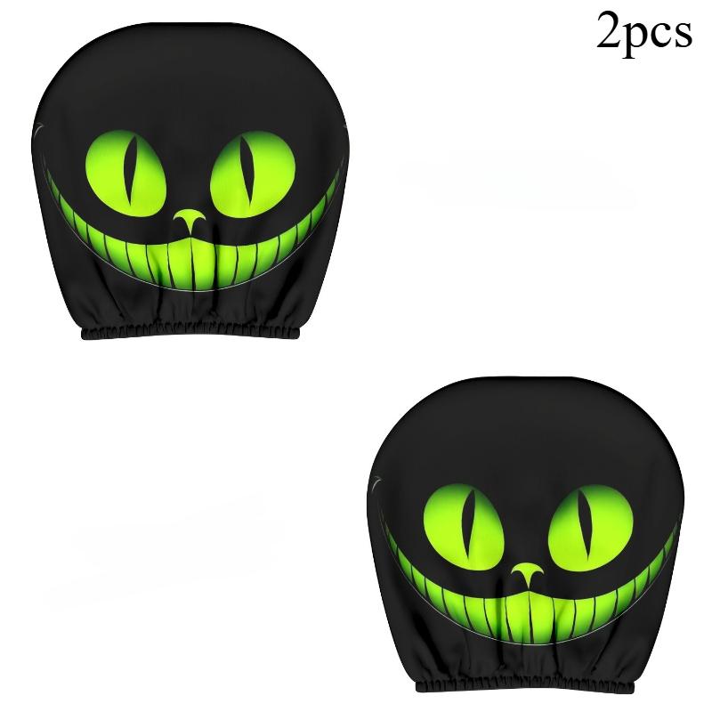 

2 шт. Фэнтези Улыбка Мистический Кошачий Глаз Универсальные Чехлы на Подголовники Автокресел Автоаксессуары Праздничный Подарок Декоративный Защитный Чехол