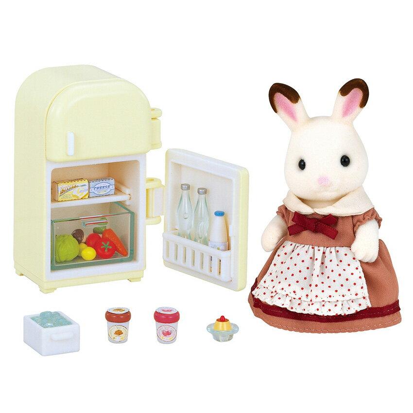 Sylvanian Families Chocolat Rabbit Mother Furniture Set