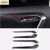 For Toyota RAV4 - Carbon Fiber Interior Door Decoration Strip Cover Trim