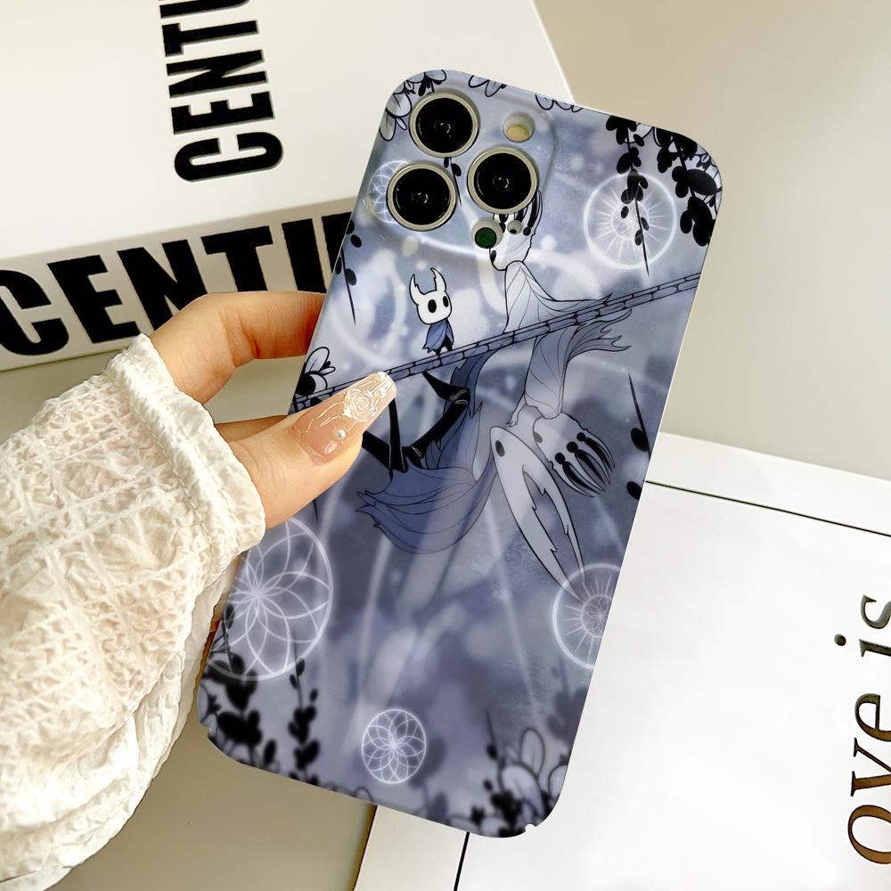 

Чехол для телефона H-Hollow K-Knight FUNDA Для IPhone 16 15 14 13 12 11 Plus Pro Max Mini Точное совпадение отверстий Пленочные покрытия iPhone 16