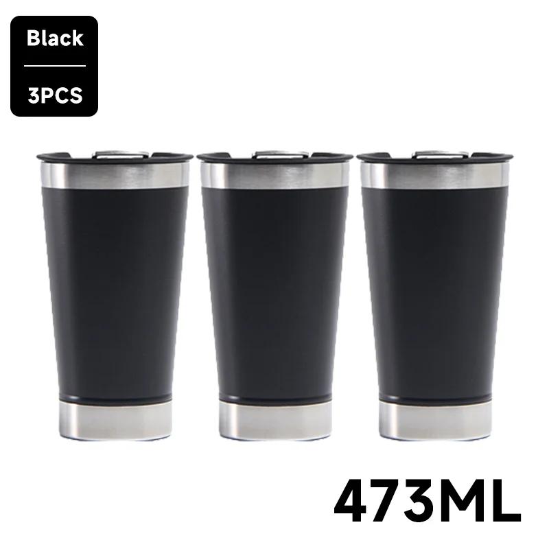 Thermo Cafe Coffee Mug Car Thermos Mug 380ML Travel Thermo Cup for Tea Water Coffee Double Stainless Steel