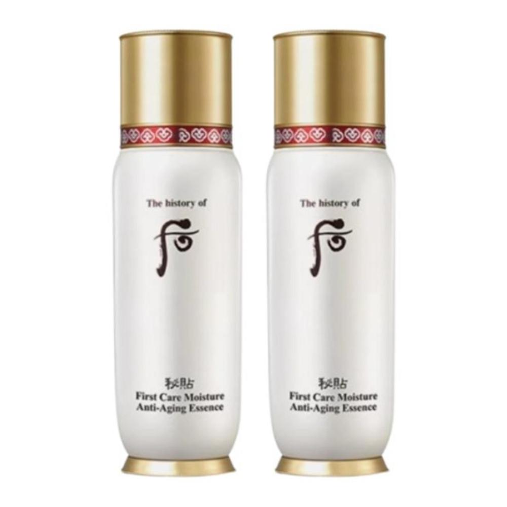 The history of whoo Bichup First Care Moisture Anti-Aging Essence 90ml | Koreansk urtebasert fuktighetsgivende essens | Pre-essens for oppstramming og glød