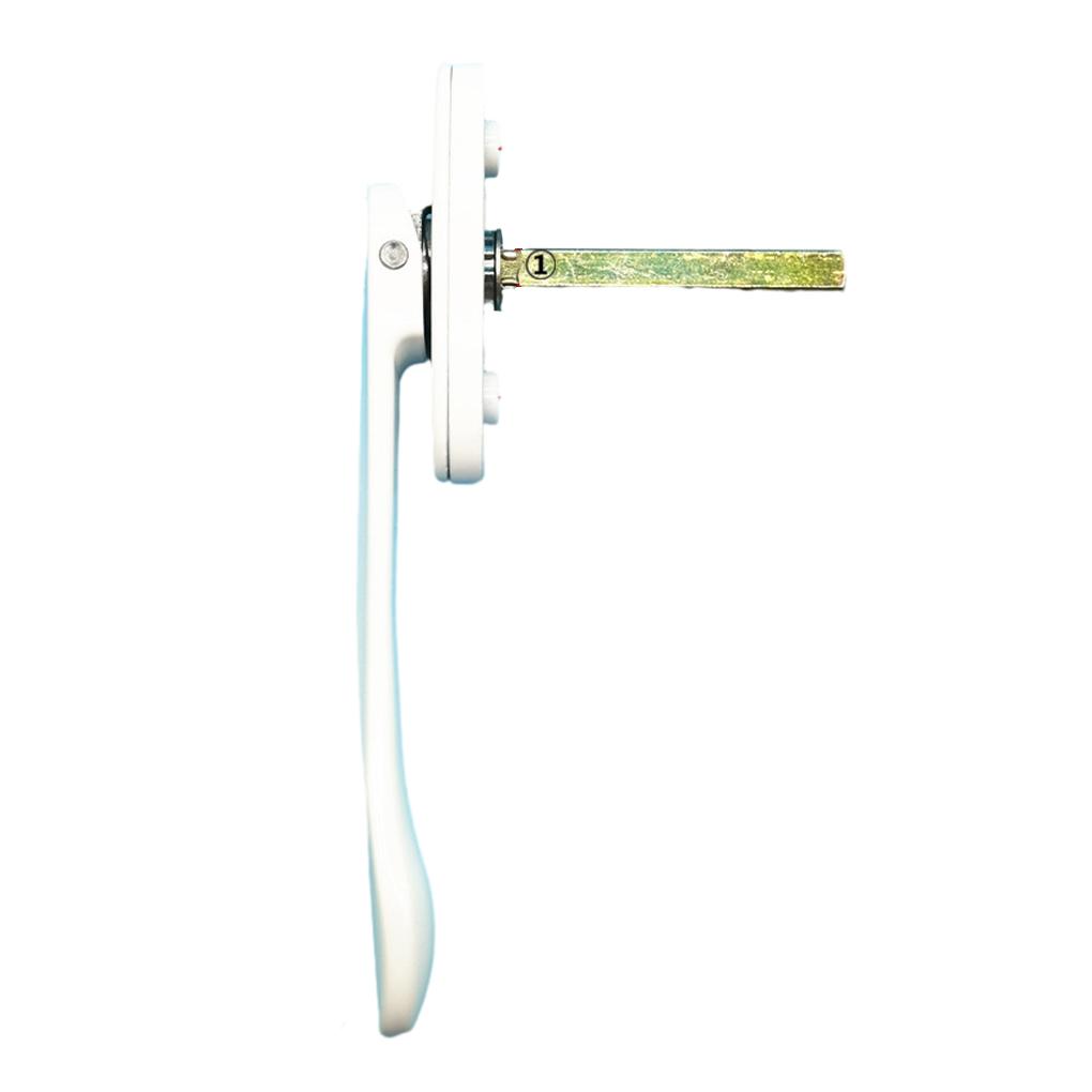 Folding Door Sword-Shaped Thin Handles Wide Compatibility Wide Application Security Casement Handle Gold