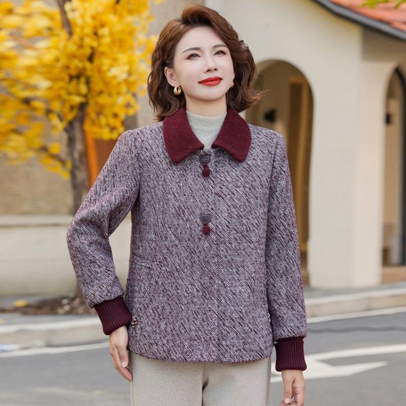 Winter Clothing, Autumn and Winter Plush Coat, New Thickened Top, Women's High-end Woolen Clothing