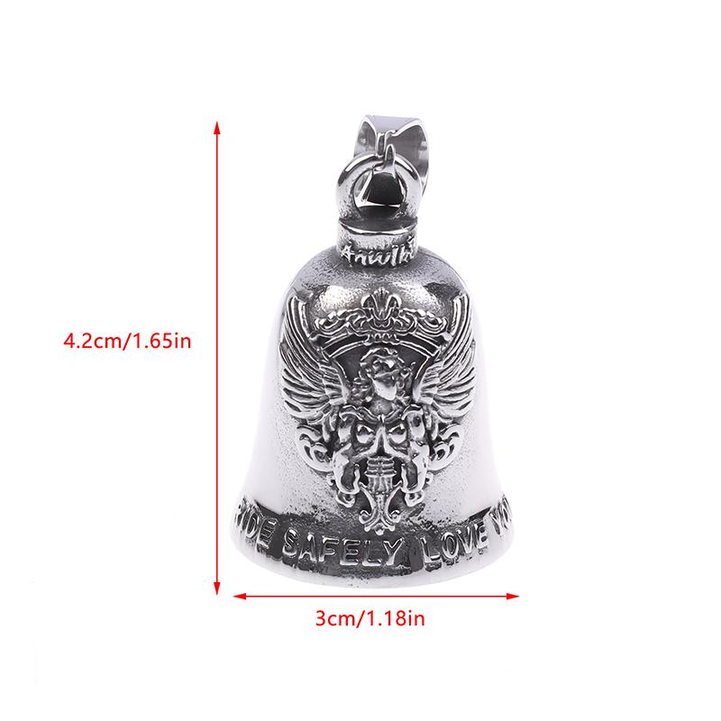 Biker Guardian Luck Riding Bell Motorcycle Gremlin Bells Motorcycle Bell Hanger