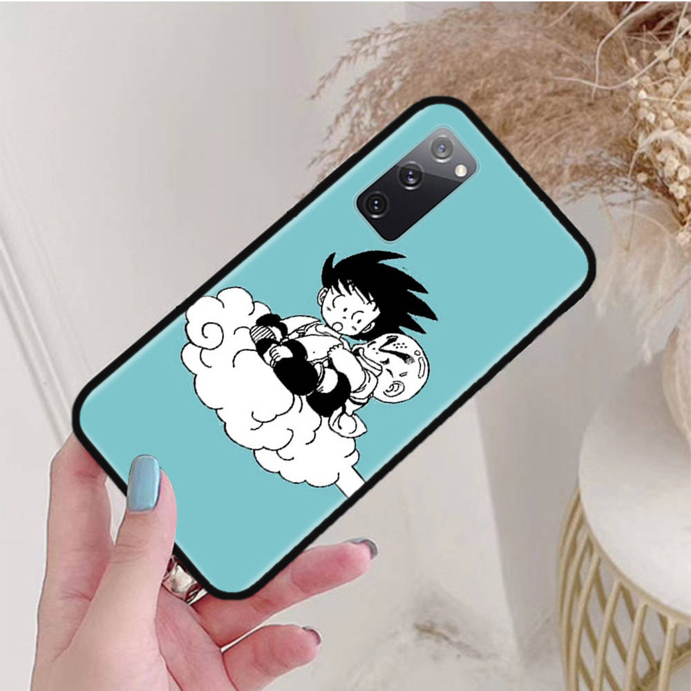 Black Case for Xiaomi Poco X6 X4 M5 M6 F5 F6 C65 C55 C50 C51 C40 Pro Redmi 14C A3X 13C 12C 11T 10A 9C Note 7 6 8A Plus W-87 Dragon Ball Little Goku