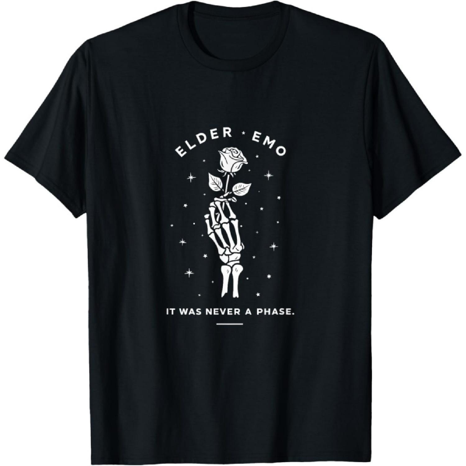 CwqlzXaiQwq Elder Emo Club - Это не было фазой Эмо Футболка S