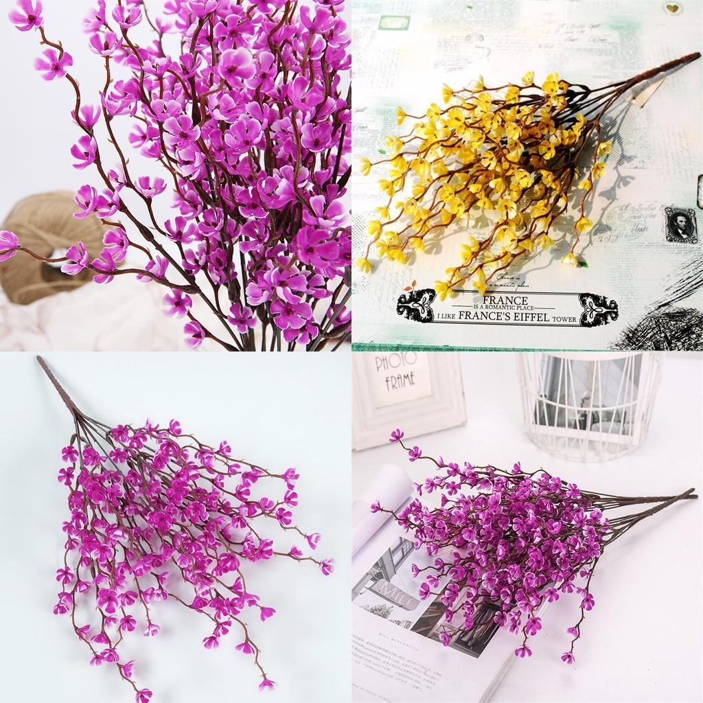 Beautiful Artificial Plum Blossom Branches For Year-round Home And Event Decor