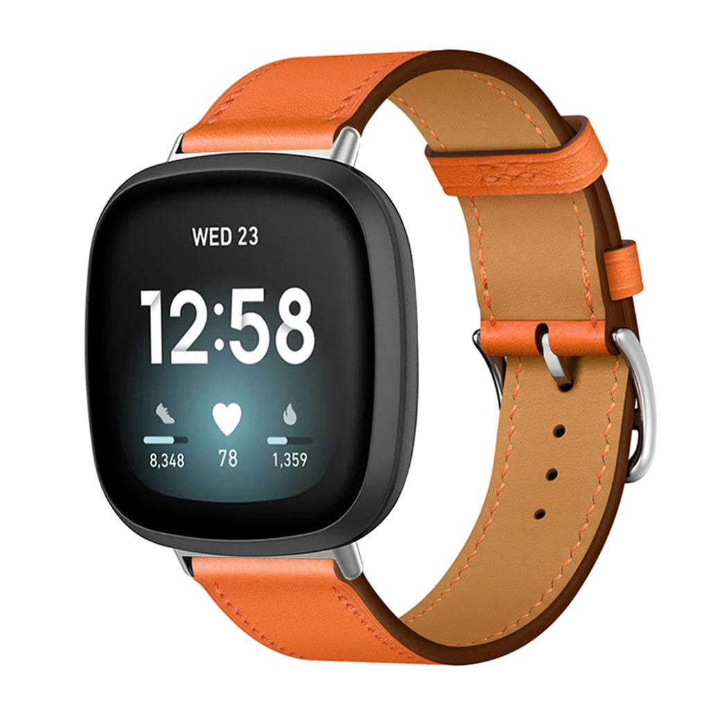 Leather Bracelet Strap For Fitbit Versa 4 3 2 1 Versa Lite Smart Watch Wristband Replacement Strap For Fitbit Sense/sense 2 Watchband