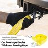 1Pc 3M/4M Heavy Duty 4T/5T Car Tow Rope with Hooks Emergency Road Recovery Towing Cable Heavy Duty Universal Auto Accessories