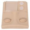 Eyelash Extension Head 3 In 1 Replaceable Eyes Washable Simulation Silicone Eyelash Practice Face for Beginners