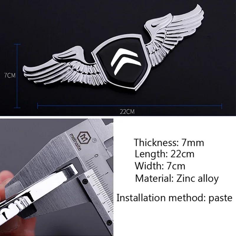 Citroen Eagle Wings Badge Sticker Car Front Bonnet Hood Logo for C3 C4 C5 Picasso C-ELYSEE Berlingo Xsara VTS Aircross Emblem