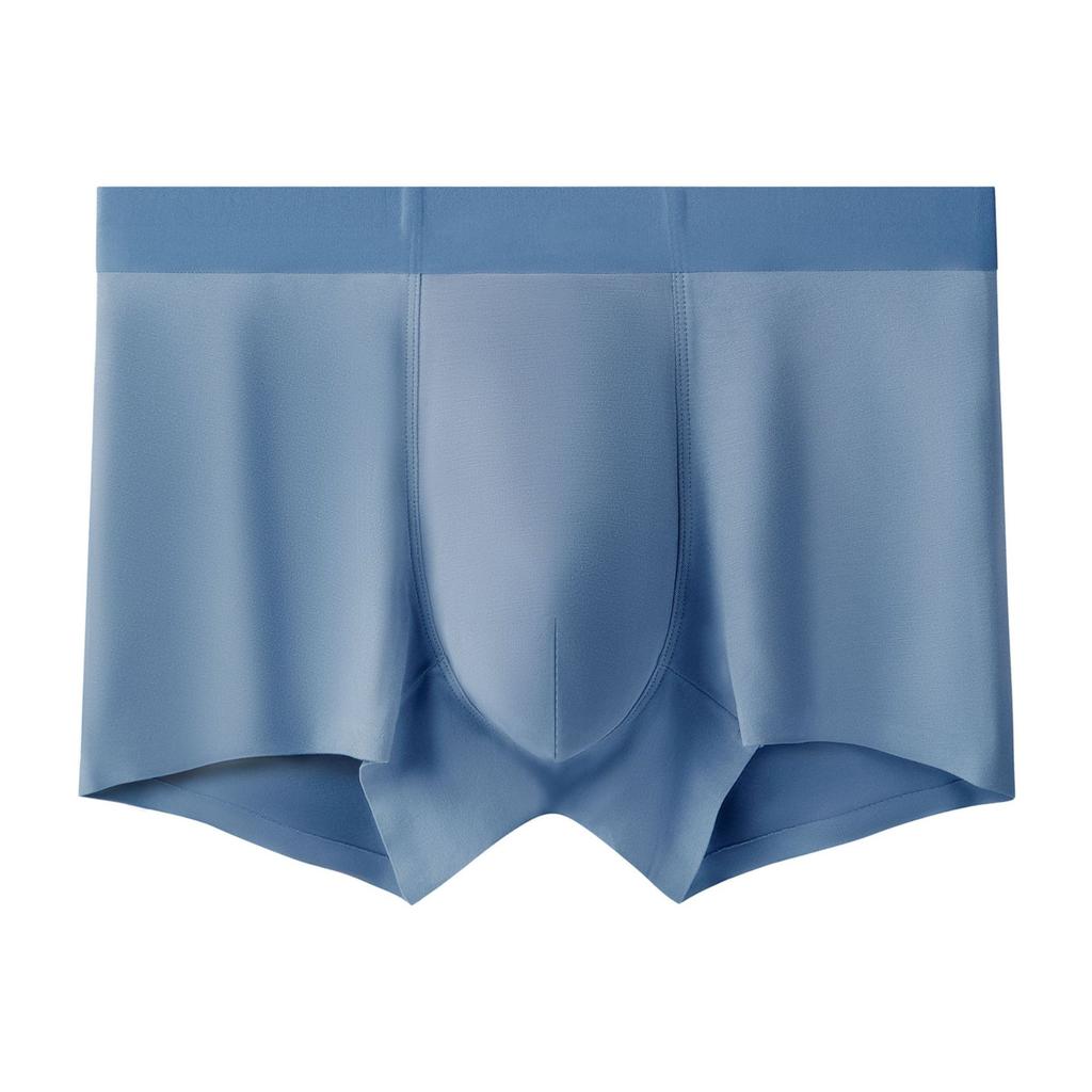 Plus Size Men's Summer Thin Pocket Breathable Non-mark Boxer Briefs