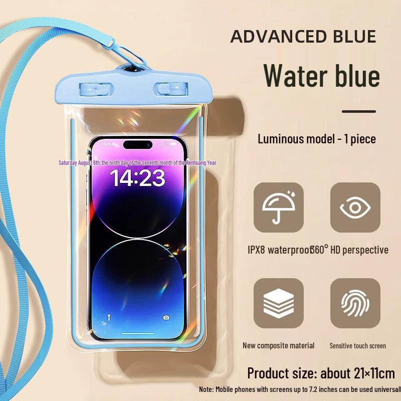 Wasserdichte Touchscreen-Handytasche zum Schwimmen, Tauchen, für Unterwasserfotografie, heiße Quellen und Lieferfahrer