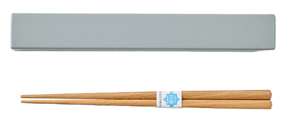 

Takenaka Chopsticks and Chopstick Case Made in Chopstick x x 18 tutu Set, Japan, Gray, Case Approx. 2.7 19.1 1.2 cm, Chopsticks Approx. cm, серый