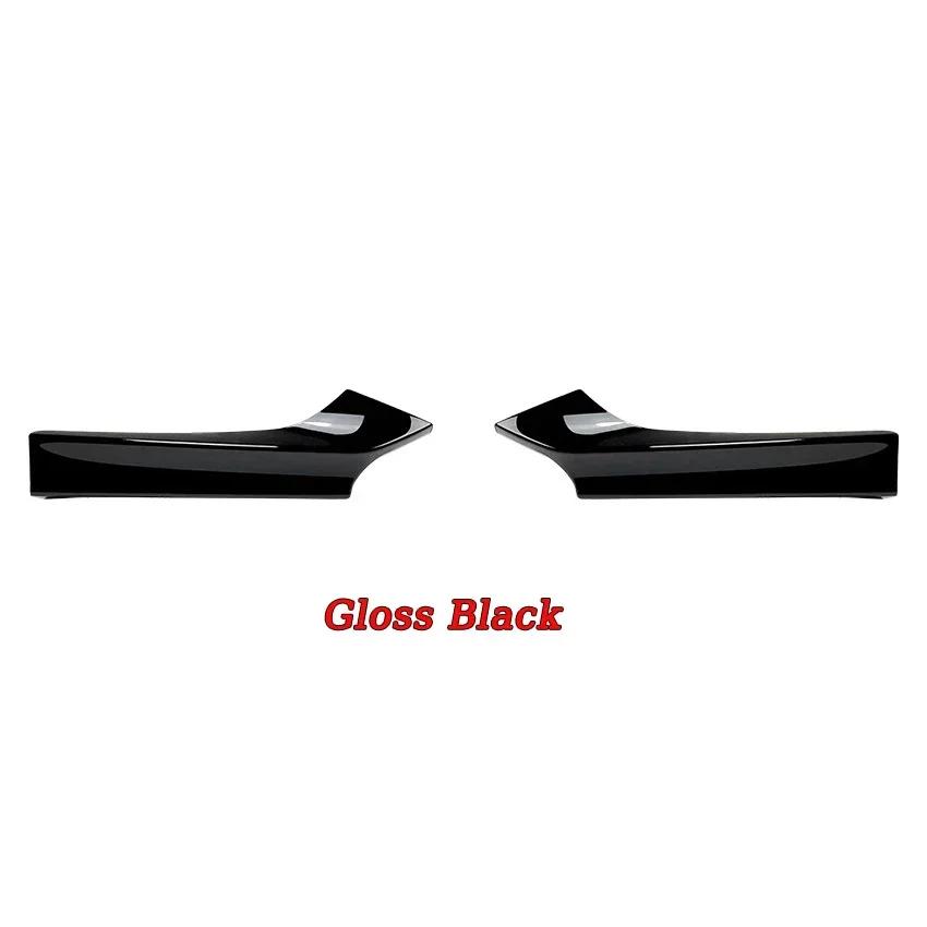 For BMW 2 Series F22/F23 M235i M240i M-Sport 2014- Front Bumper Cover Guard Fog Lamp Cover Trim Front Canards Splitter