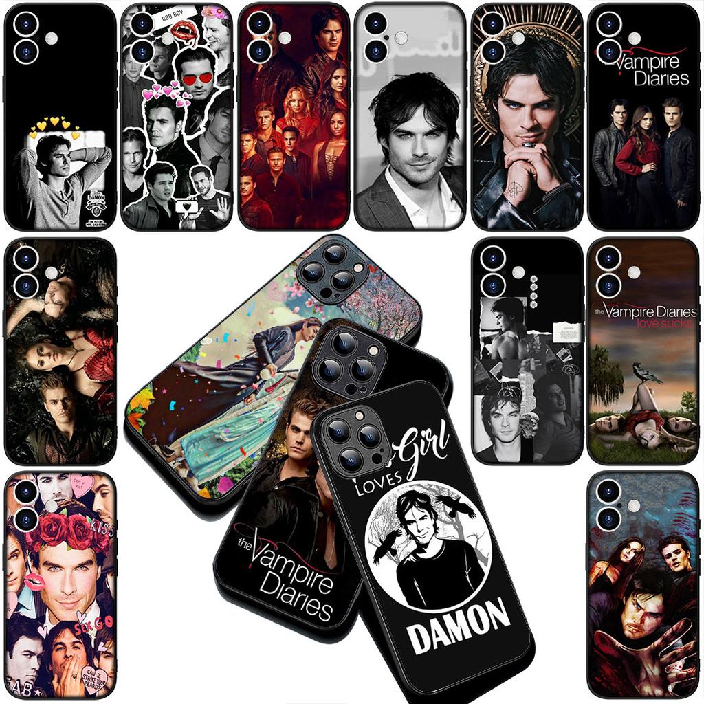 the Vampires Poster Diaries Cover for Apple iPhone 16 14 15 Plus 11 Pro Max 16E ProMax + 15Plus 16+ 14+ Coque Phone Case