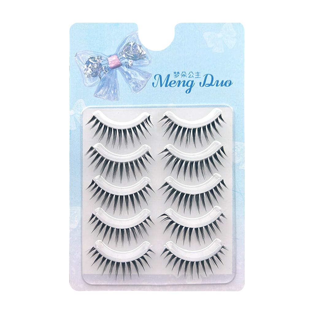 9-14mm Strip Wispy Fake Lashes C Curl Natural Look False Eyelashes Perfect Gift To Girls Or Ladies