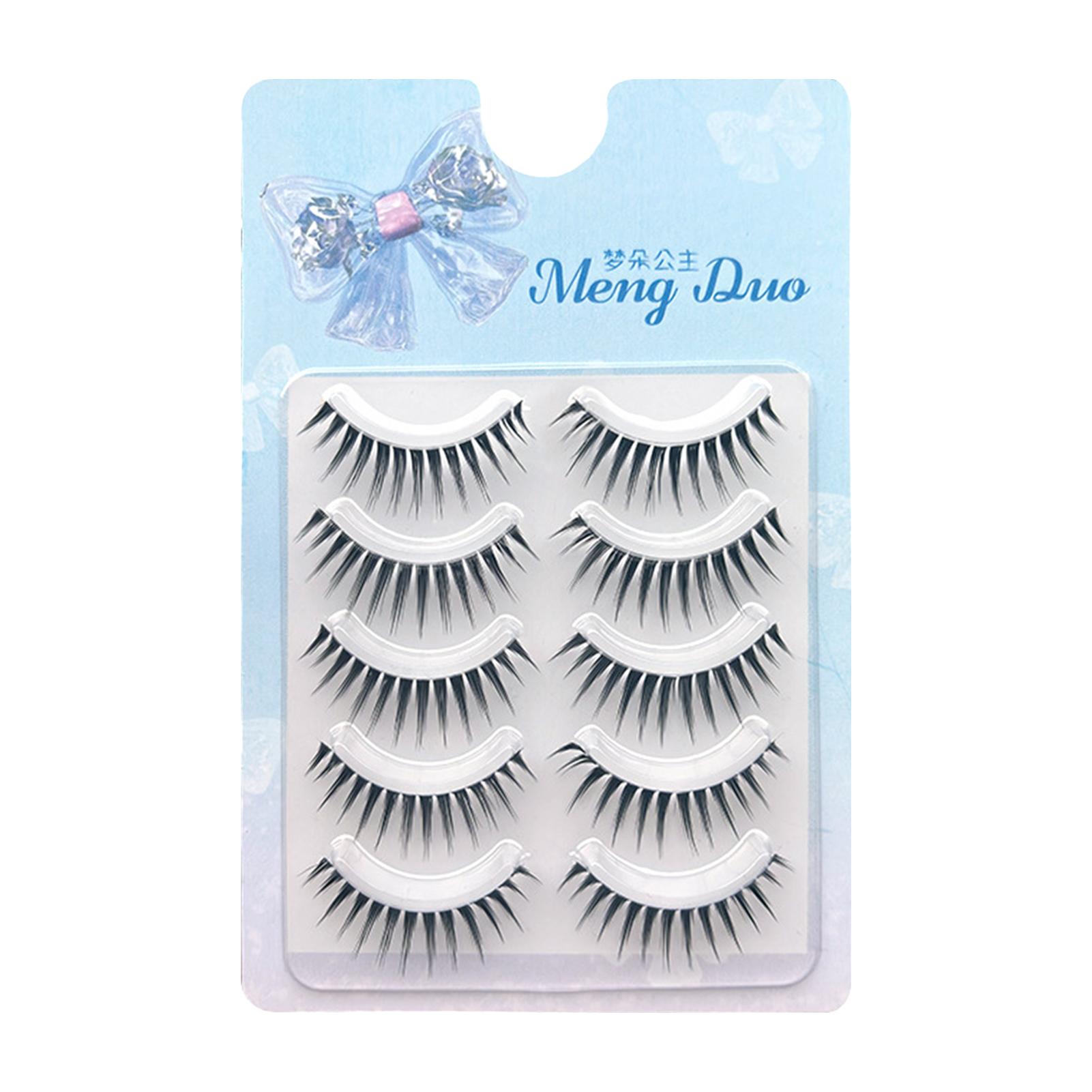 

9-14mm Strip Wispy Fake Lashes C Curl Natural Look False Eyelashes Perfect Gift To Girls Or Ladies