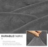 Chair Cover Solid Color Curved Dining Chair Covers Stretch Elastic High Arm Armchair Cover Dustproof Sofa Slipcover Soft Velvet