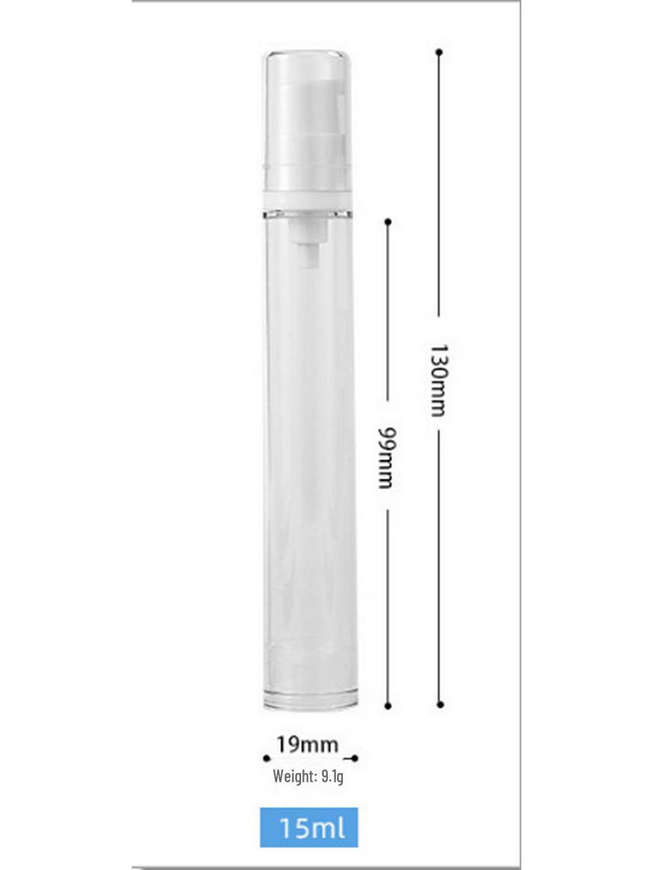 

Портативный дорожный вакуумный распылитель и набор флаконов для лосьона для косметики и туалетных принадлежностей Lotion bottle 15ml белый