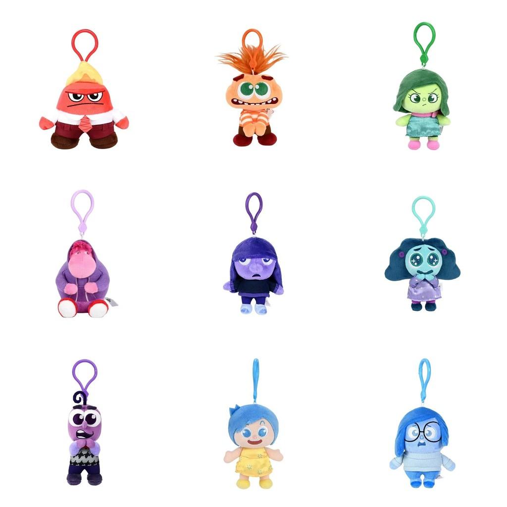 Out Inside Character Plush Keychain Cartoon Backpack Pendant Cute Kids Gift