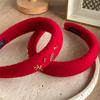Lucky Red Hairband for Women New Year Aesthetic Headpiece Festive Hair Accessory for Party Gift
