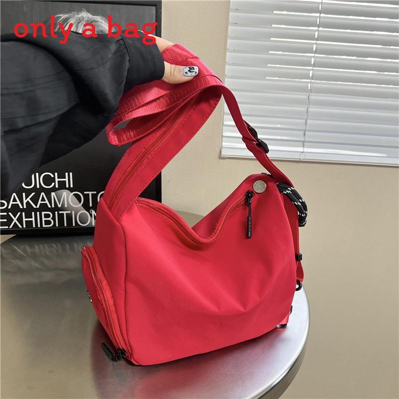 Nylon Convertible Backpack With Zipper Closure For Casual Travel And Daily Use
