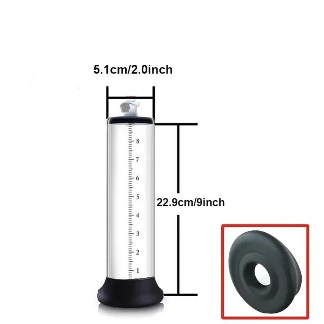 Male Penis Pump Vacuum Pump Penis Enlargement Enhancer Adult Sex Toy for Men Lasting Trainer Erotic Products Vacuum Cylinder