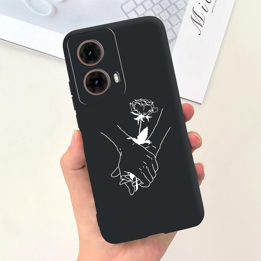 For Motorola Moto G85 5G Case Cute Astronaut Girls Soft Silicone TPU Phone Cover For Moto G85 2024 Funda G 85 MotoG85 Matte Case
