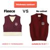Parent-child Clothing for Boys and Girls, Sweater Vest, Warm Fleece Knitted Vest, Autumn and Winter Thickened Vest