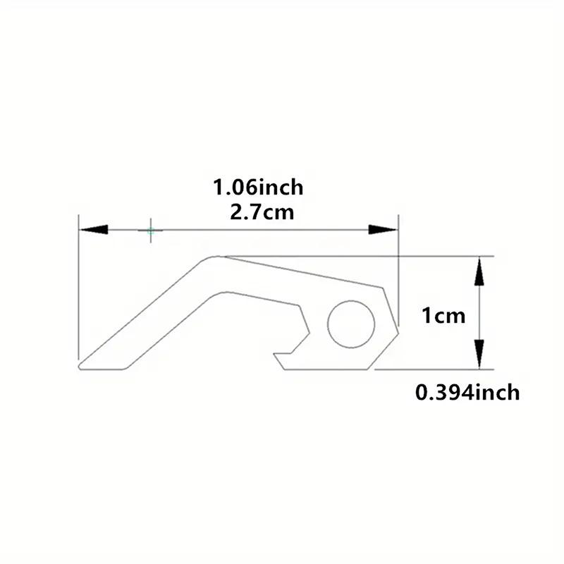 1Pcs Portable Stainless Steel Beer Bottle Opener For Men Mini Metal Bottle Can Opener Kitchen Gadgets