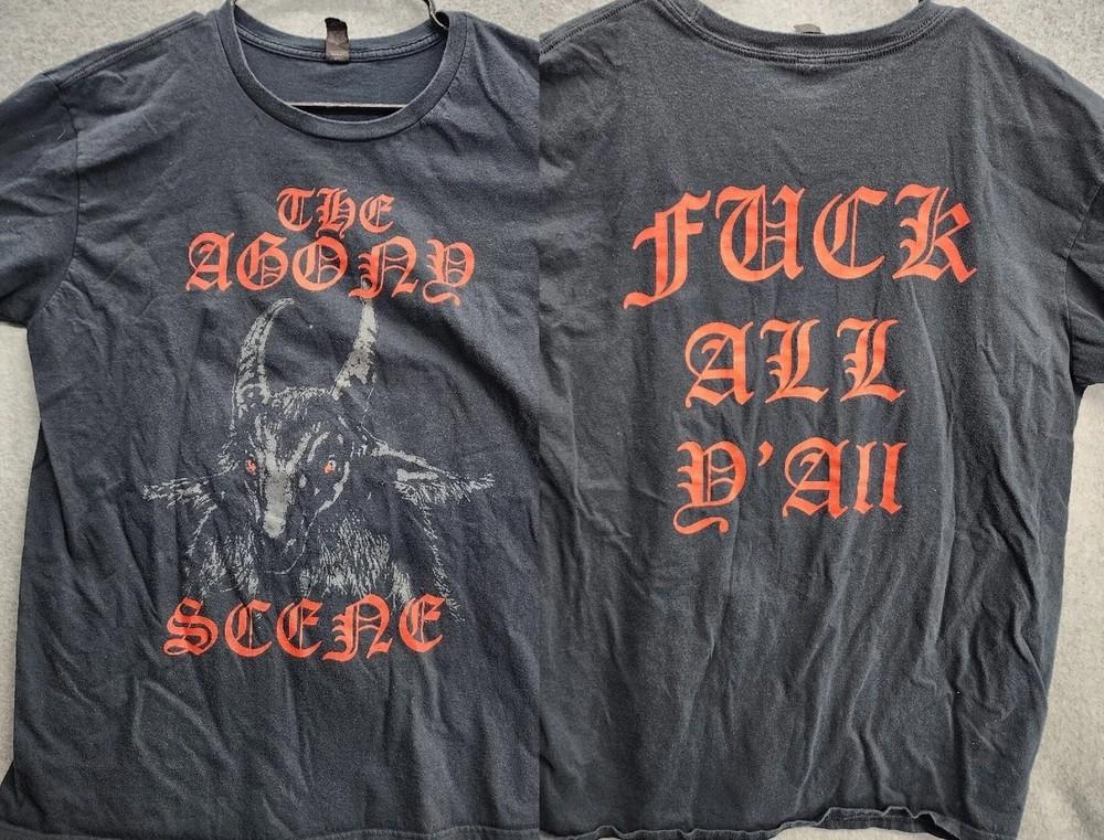Сцена страданий F..ck All Y all Двусторонняя футболка 16D722 Унисекс футболка L