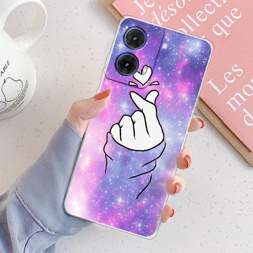For Motorola Moto G85 5G Case For Moto G85 XT2427 Cover Shockproof Clear Soft Silicone Phone Case for MotoG85 2024 Fashion Funda