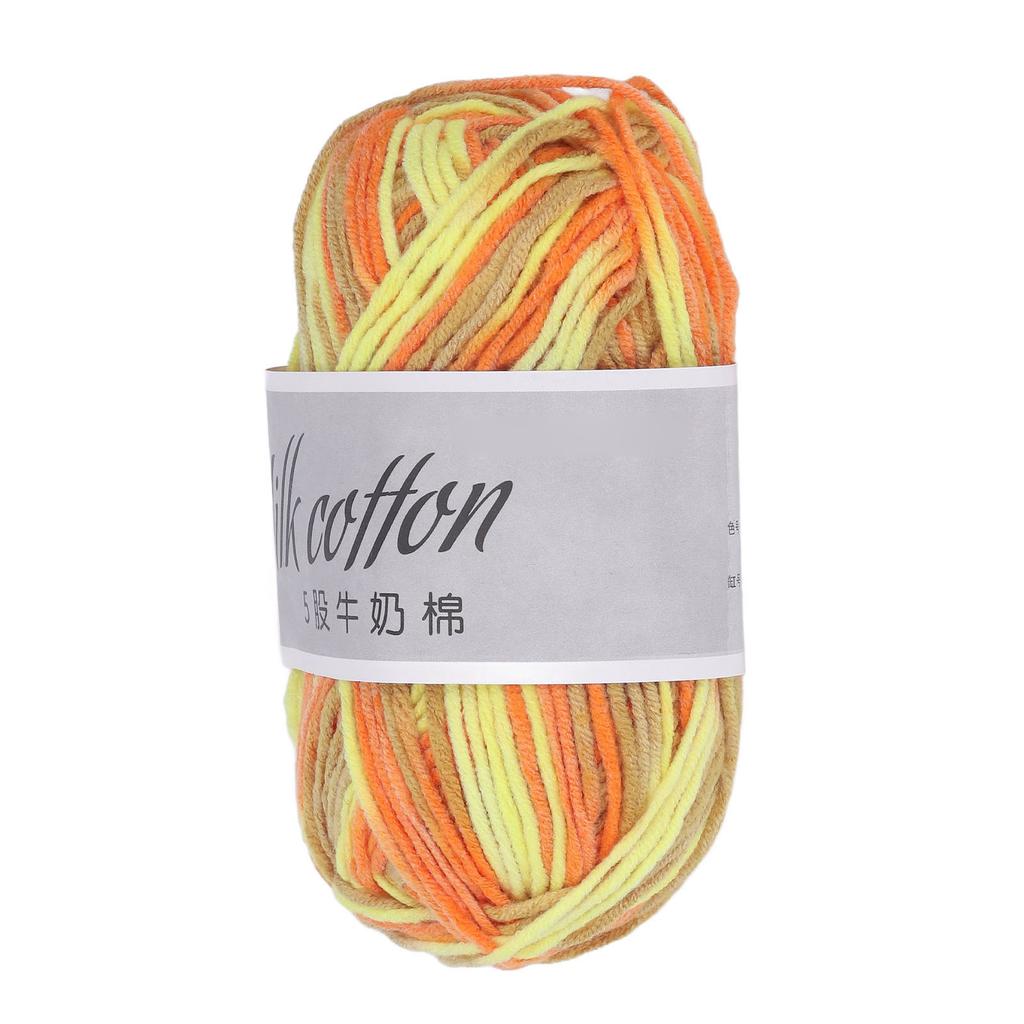 1 Stück 5 Fäden Häkelgarn Weich Bequem Atmungsaktiv Milchbaumwollgarn Häkeln Stricken Chunky
