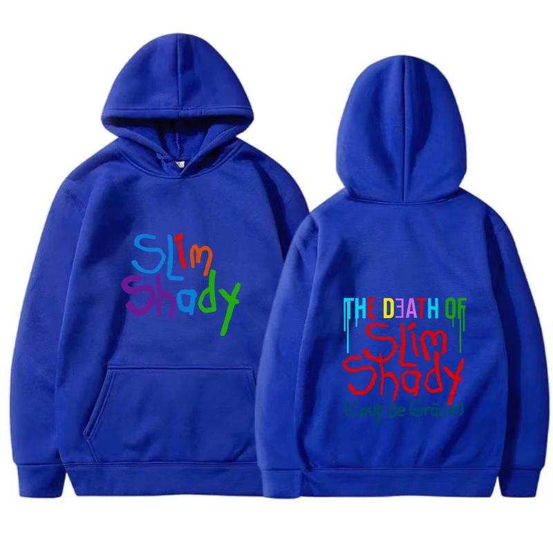 Hot Eminem New Album The Death of Slim Shady Renaissance Hoodies Women Clothing Harajuku Autunm Winter Unisex Graphic Pullovers