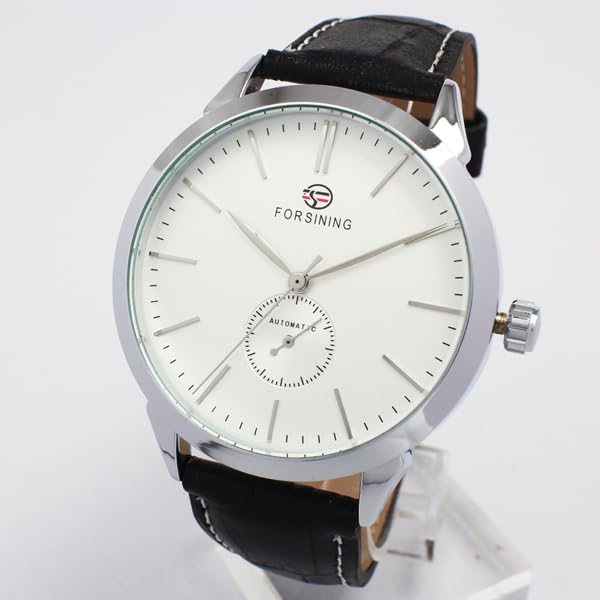 Automatic Watch Elegant Simple Beautiful Classic Silver Gold Mechanical Watch Watch No-brand ATW032-PGWH Men's [Product]