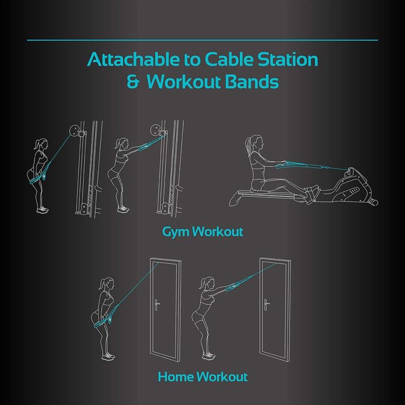 Powersports Handles Strap for Weight Lifting Strength Abdominal Training